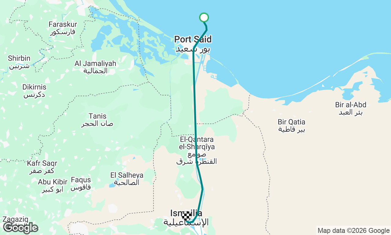 Mytilene to El Gouna - Leg 4 (Suez Canal Day 1)