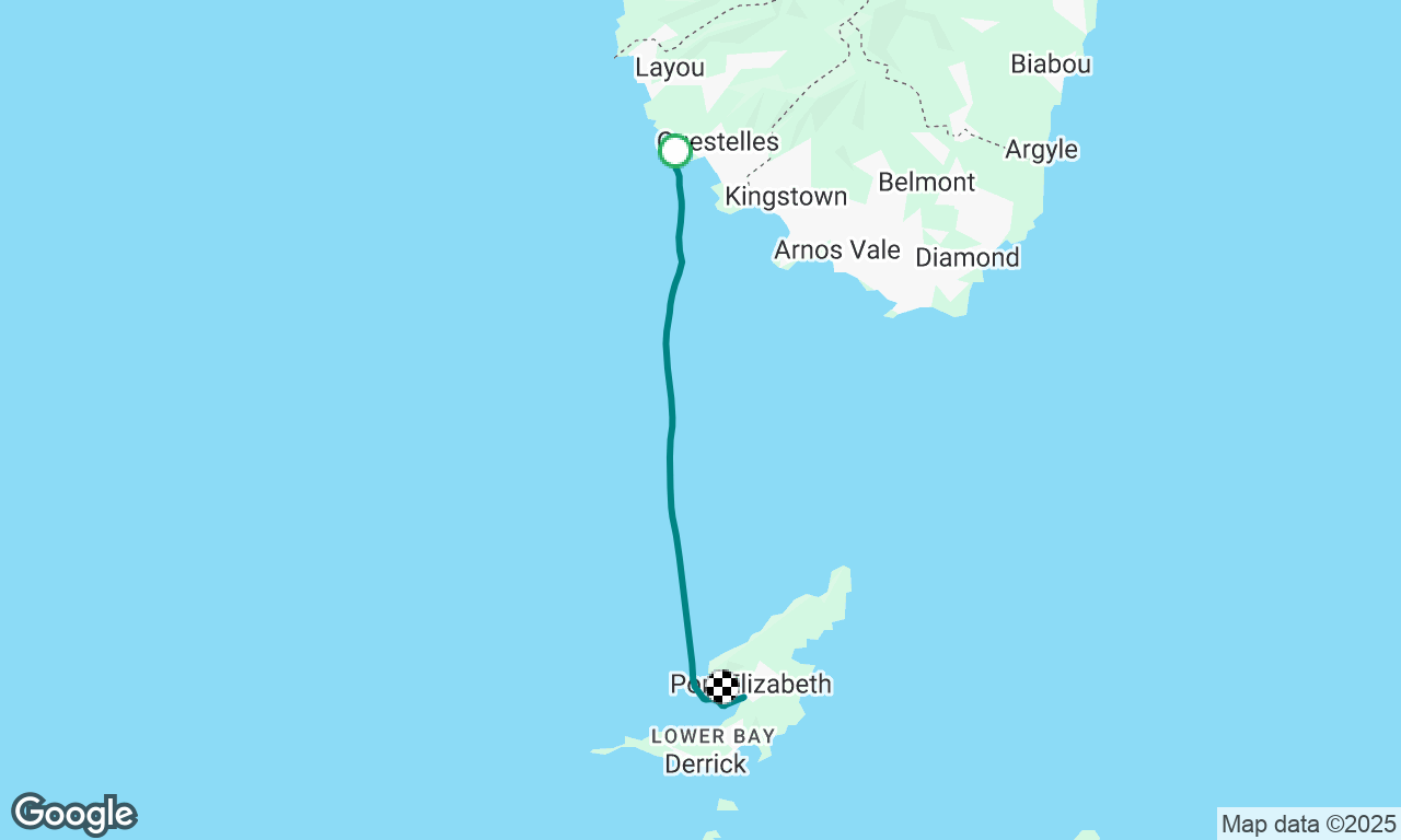St Vincent to Bequia Is