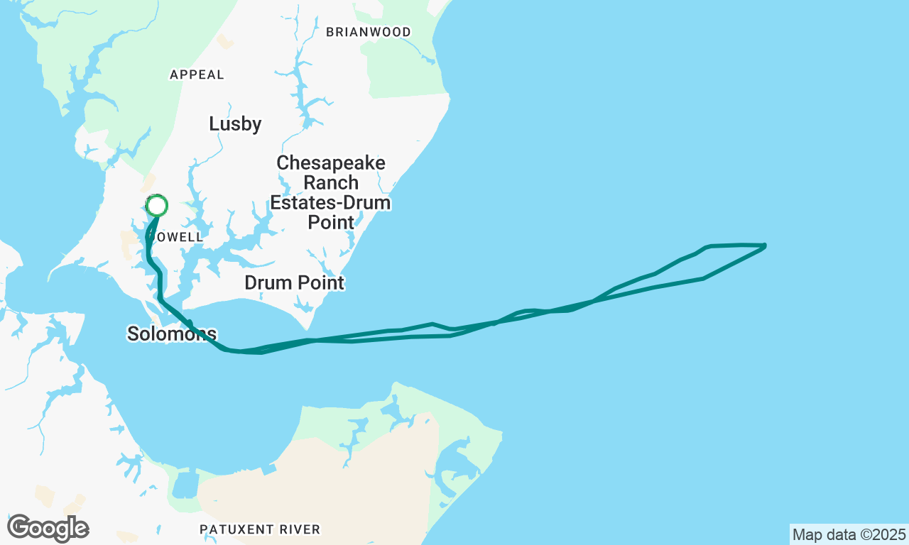 Out to the Channel and back