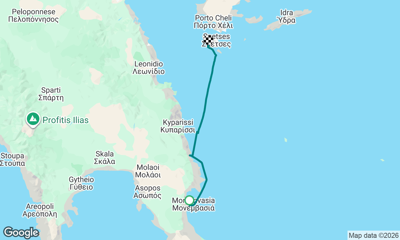Voyage map