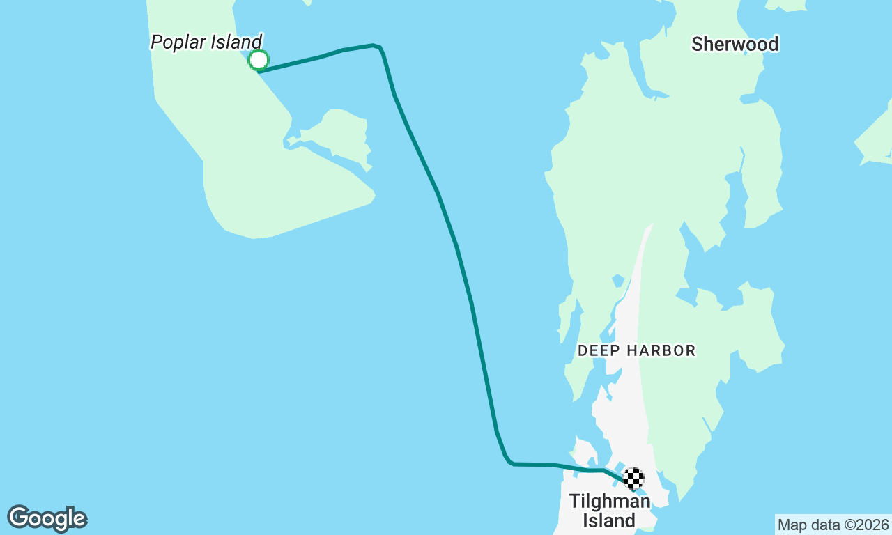 Poplar Island to Tilghman Island