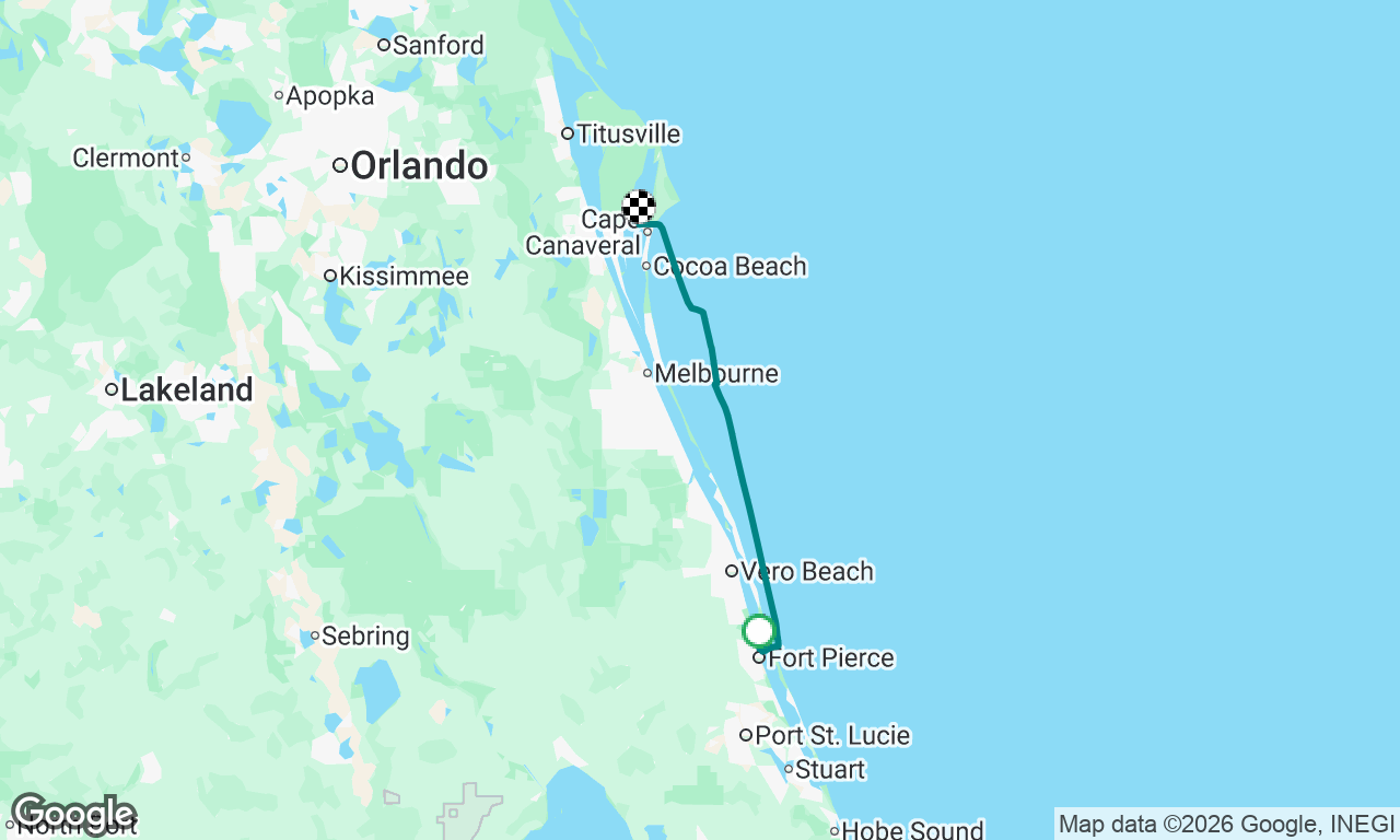 Voyage map
