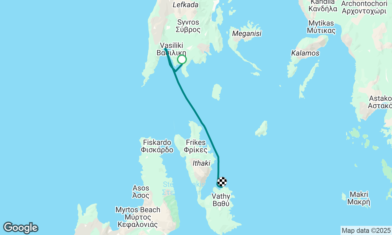 Lefkada to ithaki