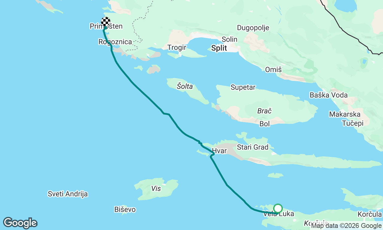 Voyage map