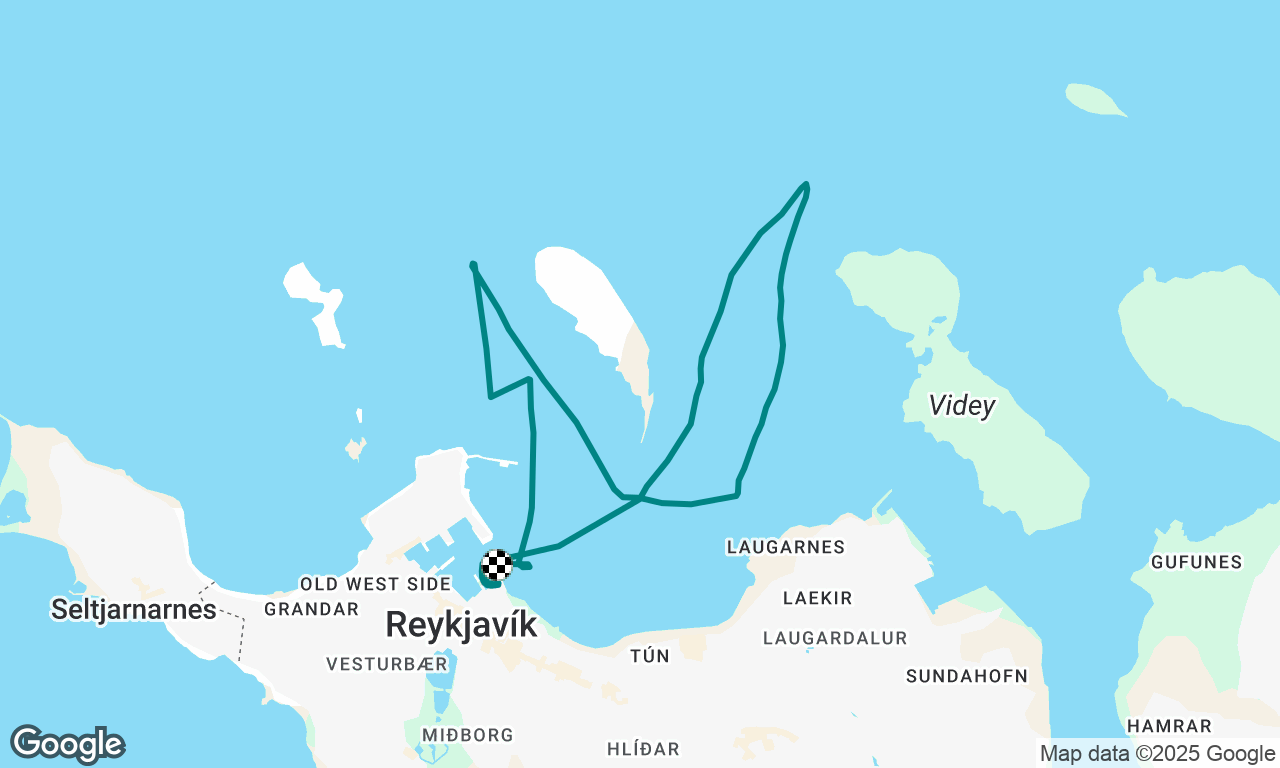 Rétt fyrir storminn