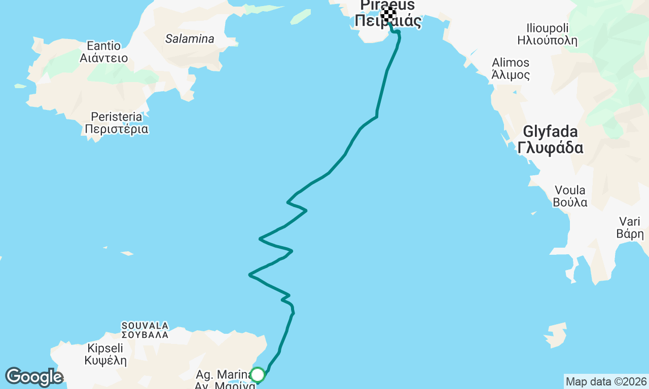 Voyage map