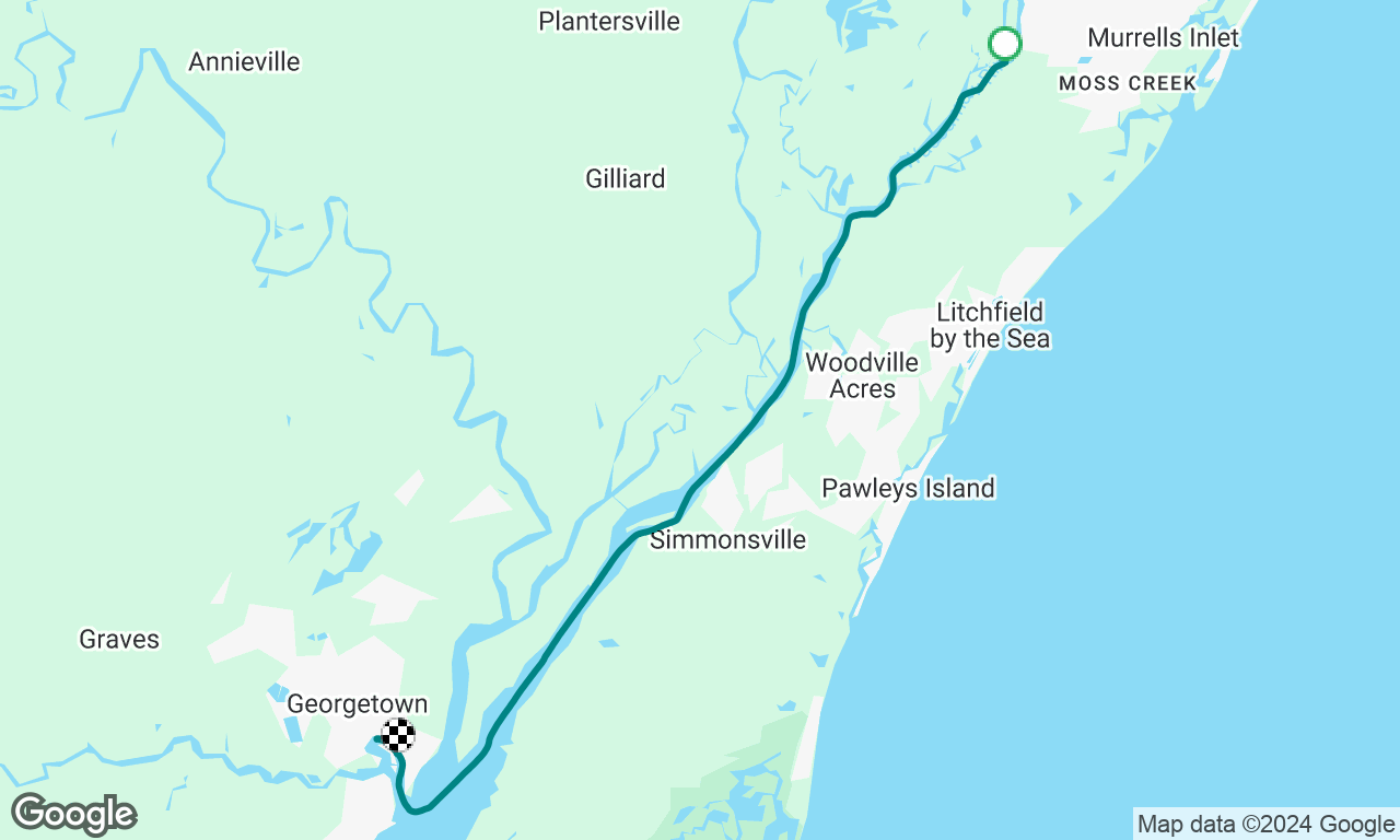 Laurel Hill Island to Georgetown 