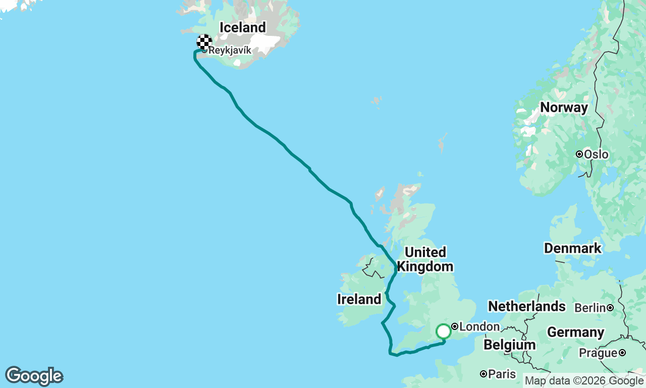 Skirr Adventures
Gosport to Reykjavik