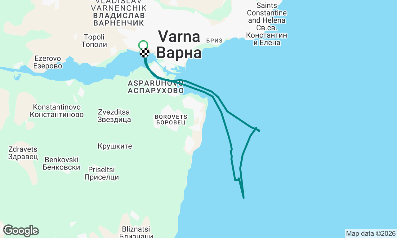 Voyage map