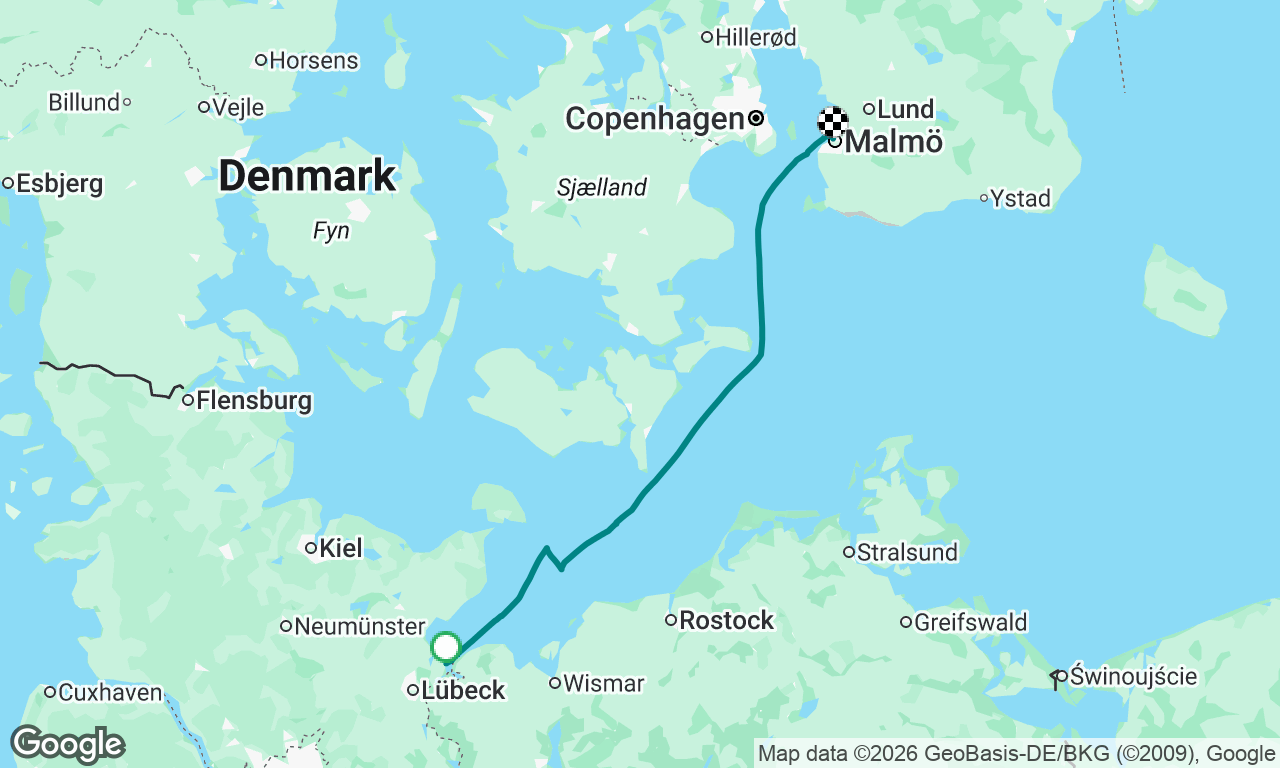 Voyage map