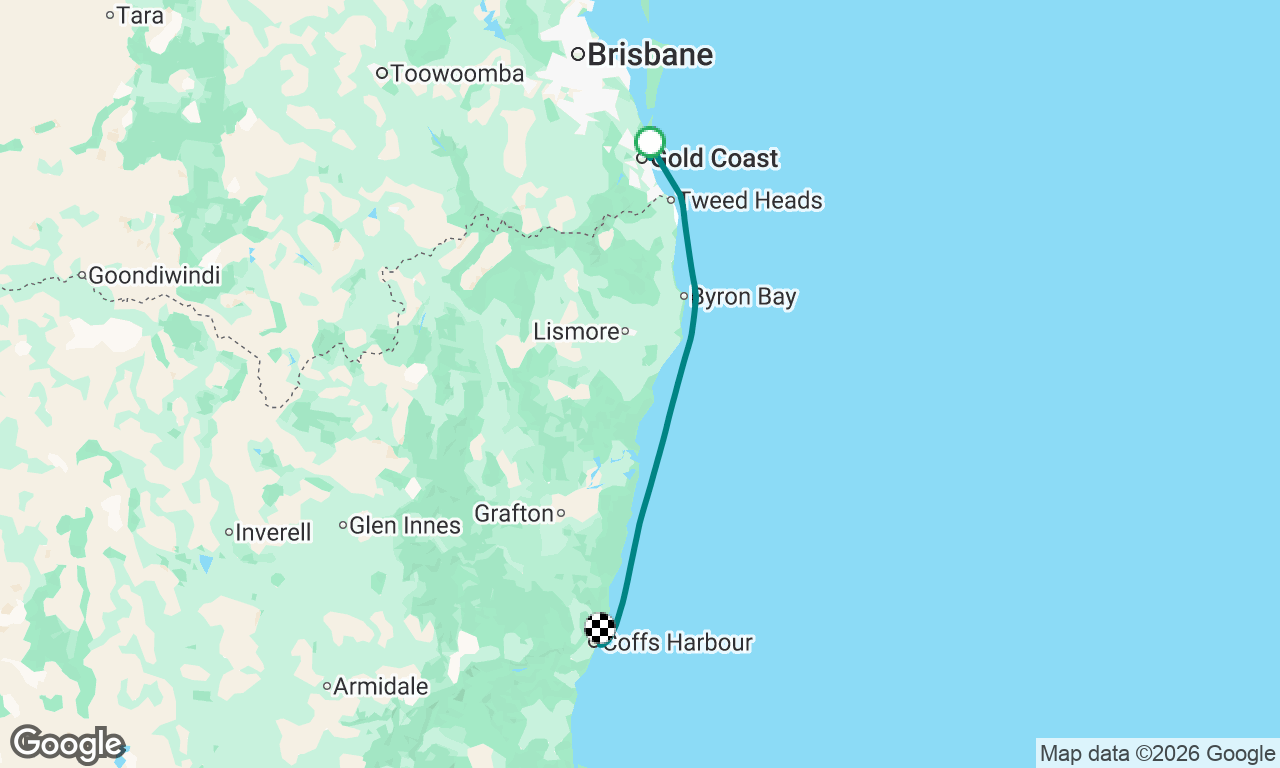 Gold Coast to coffs delivery Xanthos