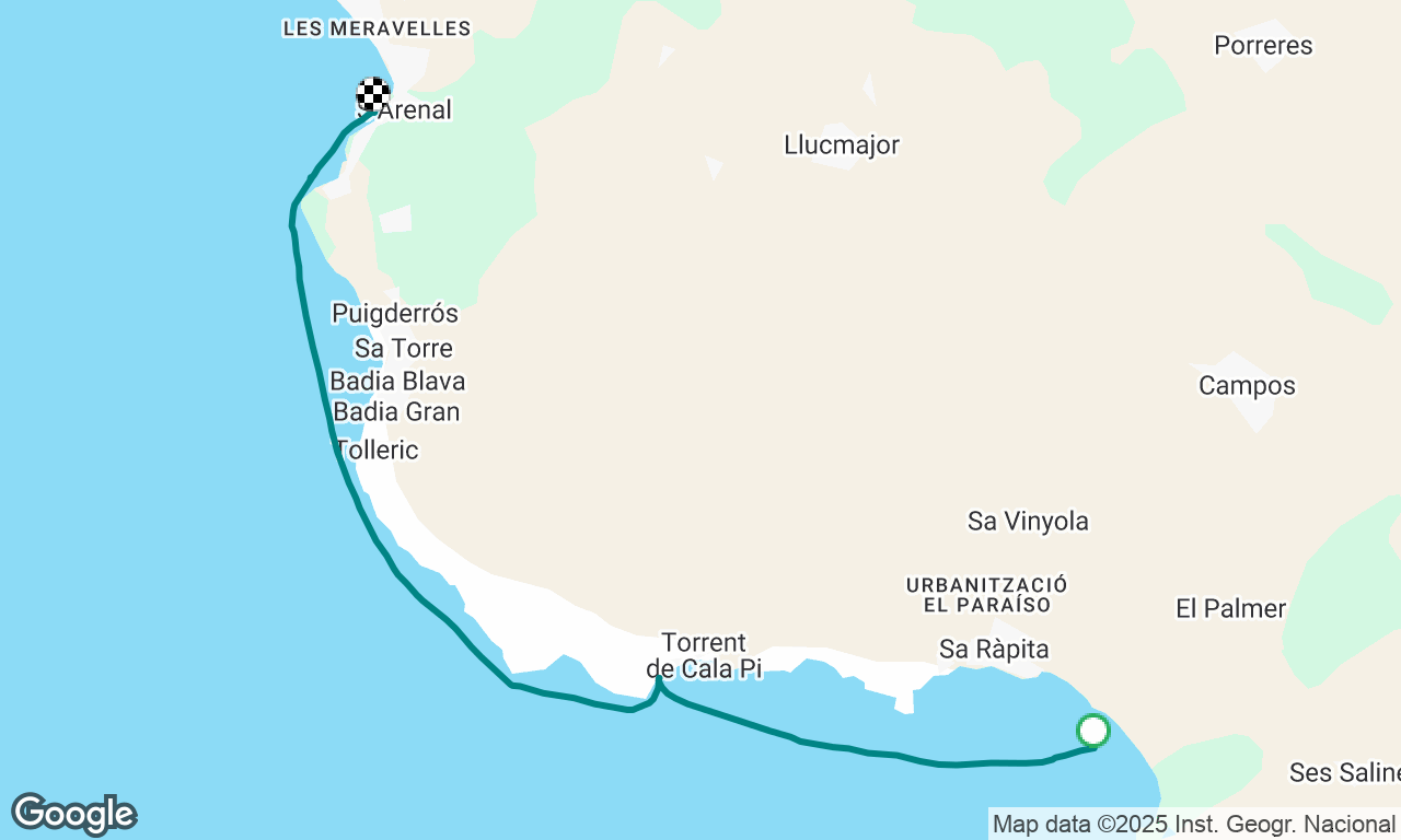 Gentle sail with dive in Cala Pi