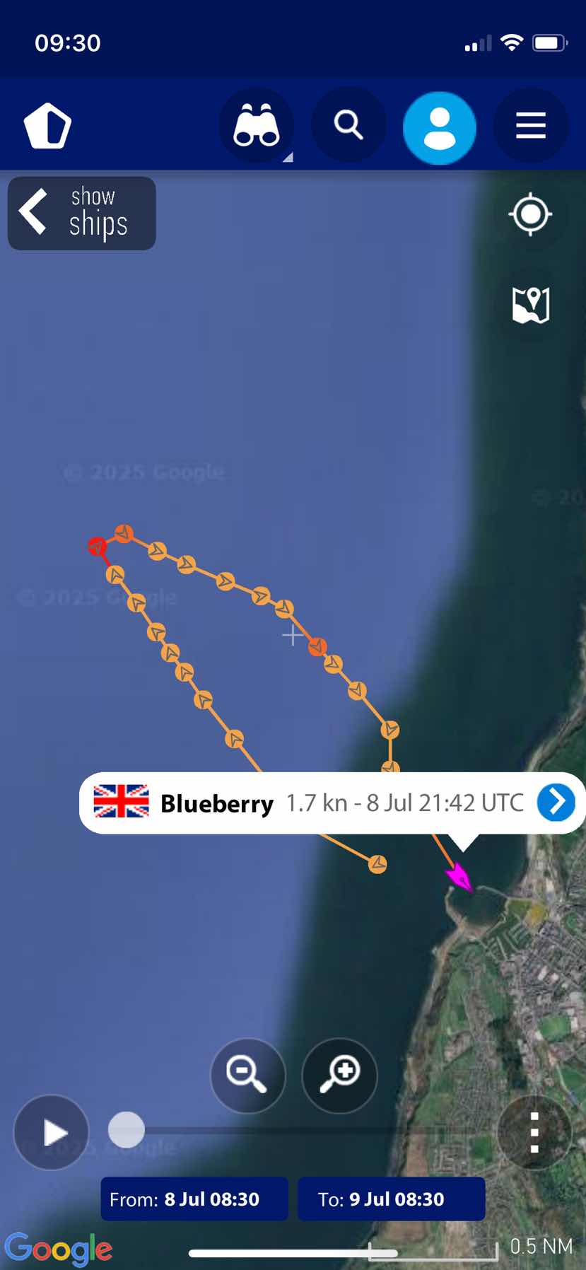 Short trip out to meet Galeon Andalucia arriving at Whitehaven_FE82845F-871F-4E9F-B38D-E81F74082A4E