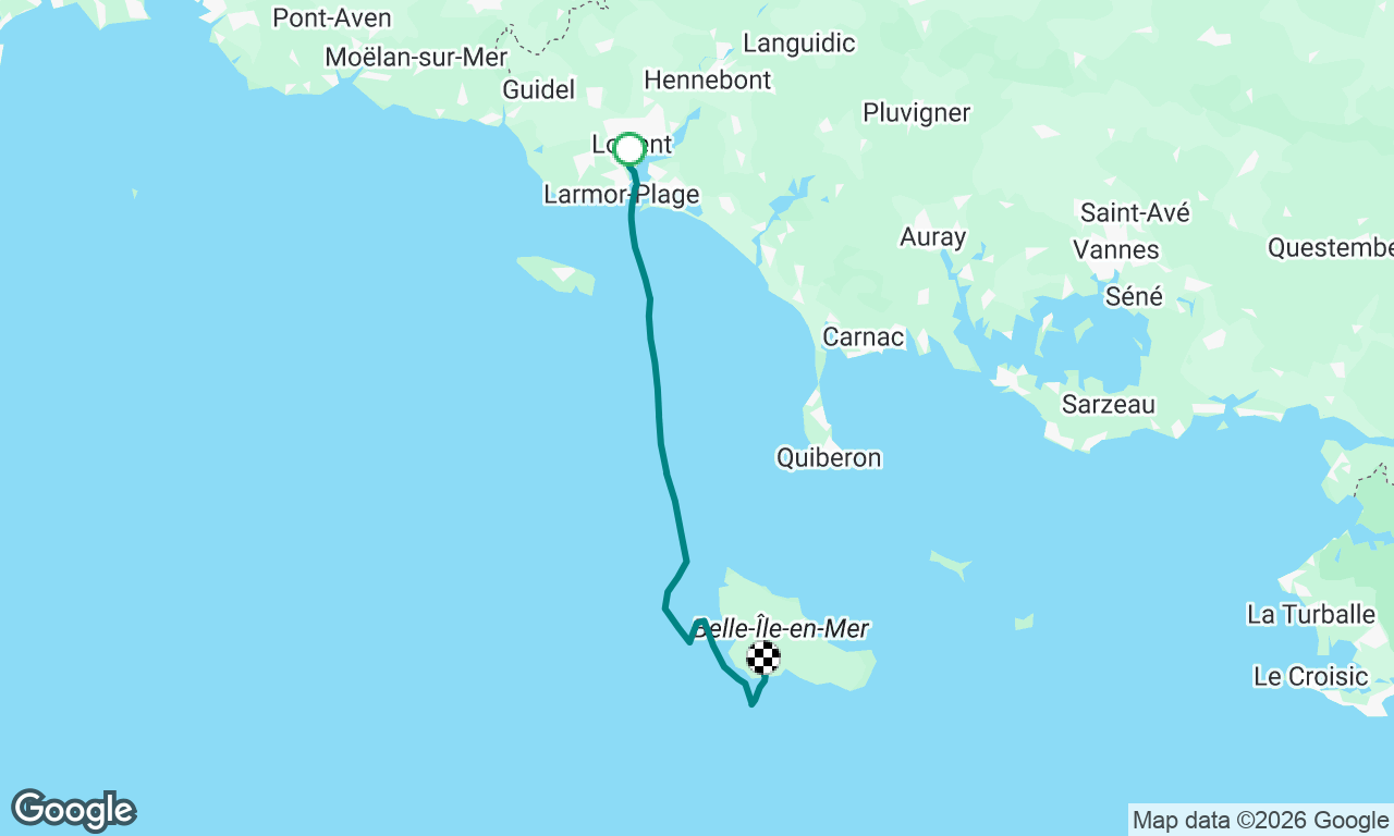Voyage map