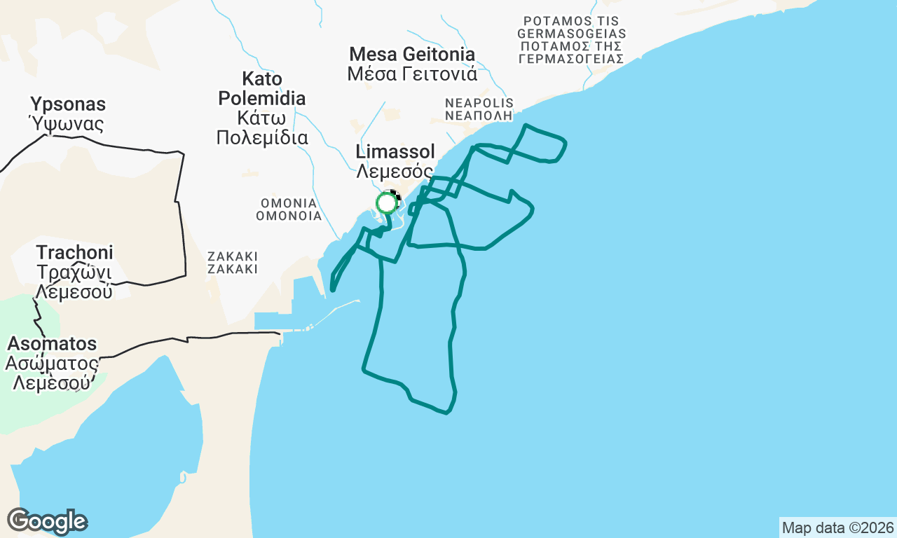 Voyage map