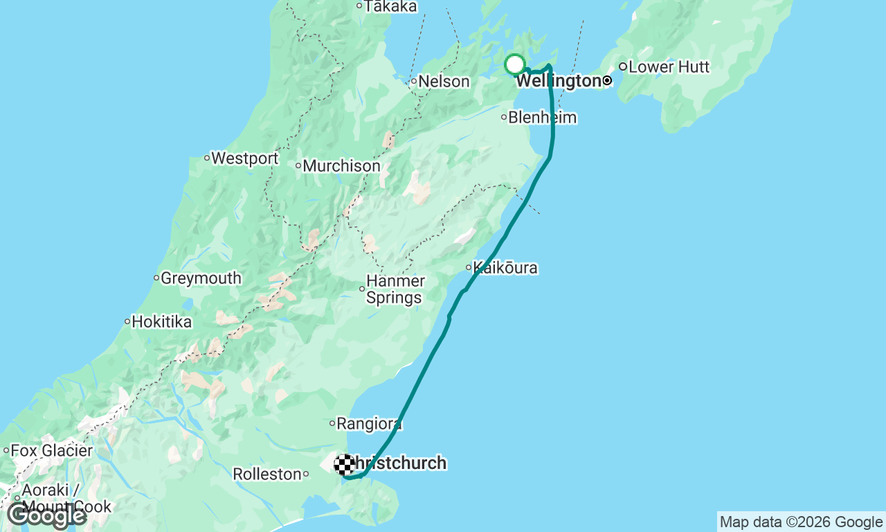 The new yacht from Waikawa to Christchurch