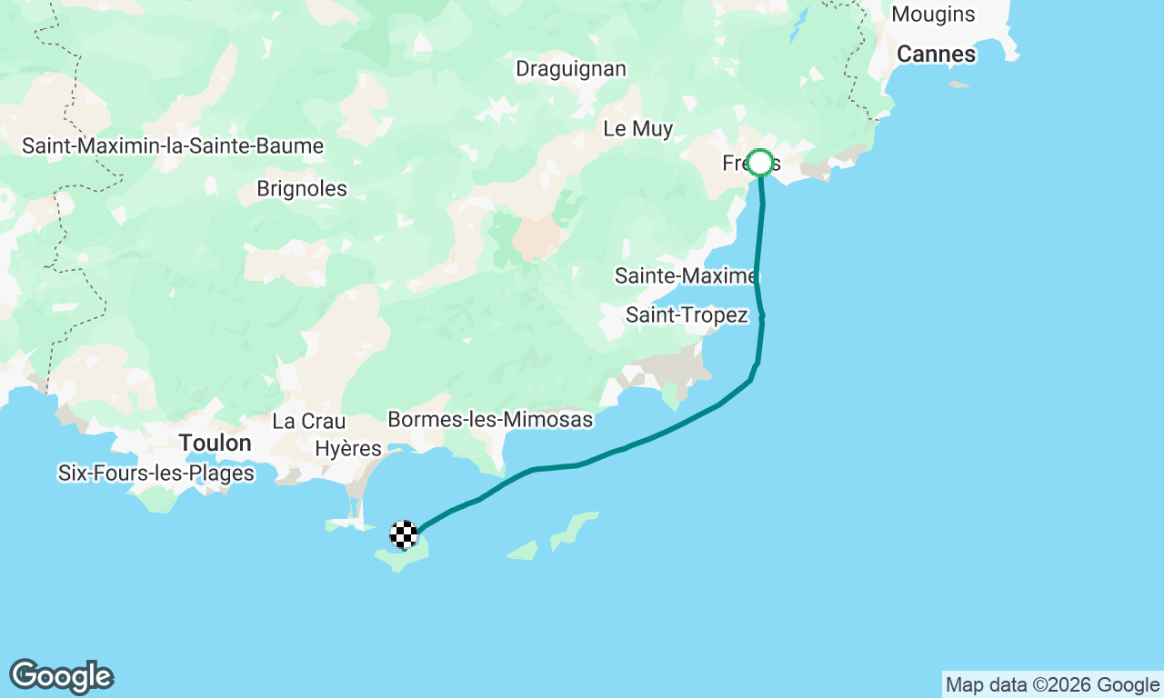 Voyage map