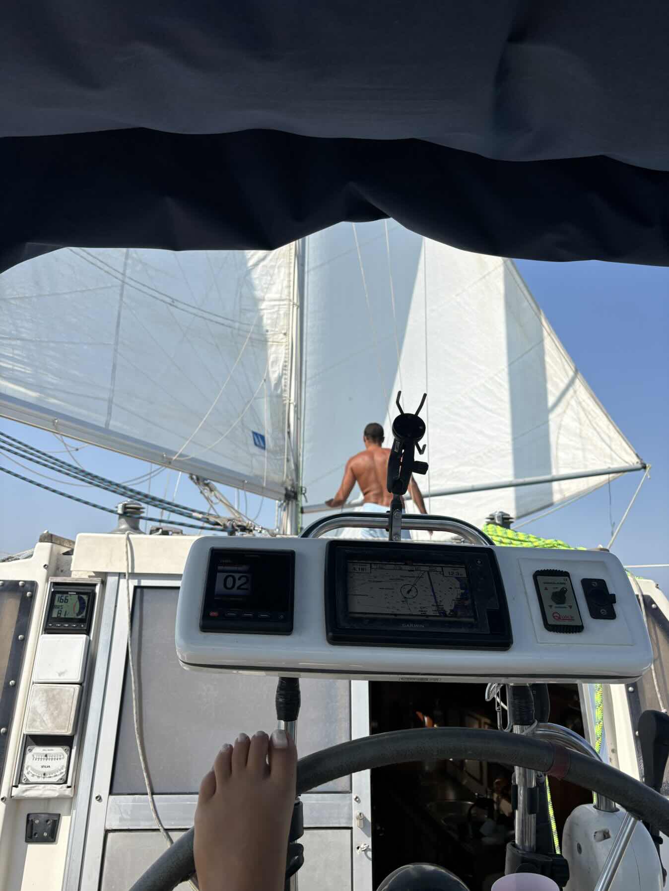 First day with spinnaker pole ⛵️_70F91359-3190-44E0-BFC5-15FE597F96FD