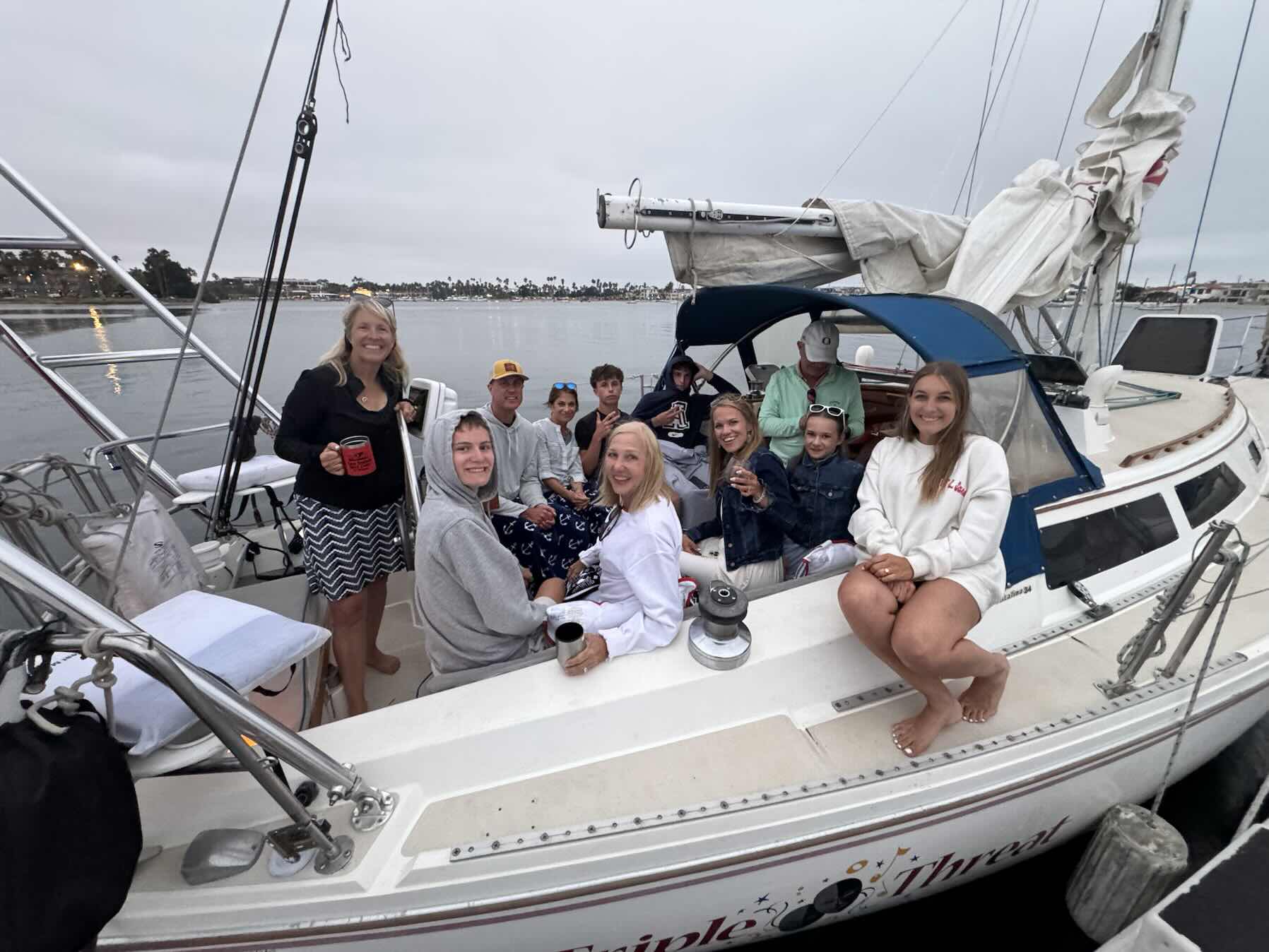 Bay cruise on Triple Threat with the Shanahan clan_ED6FCE4F-500C-43CB-ADFA-B356F0908BE4