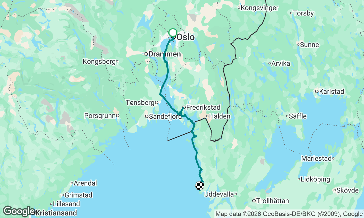 Oslo: Rückweg