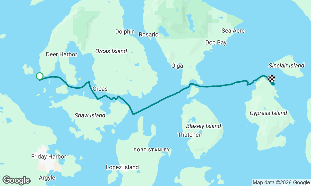 Jones Island to Cypress Island