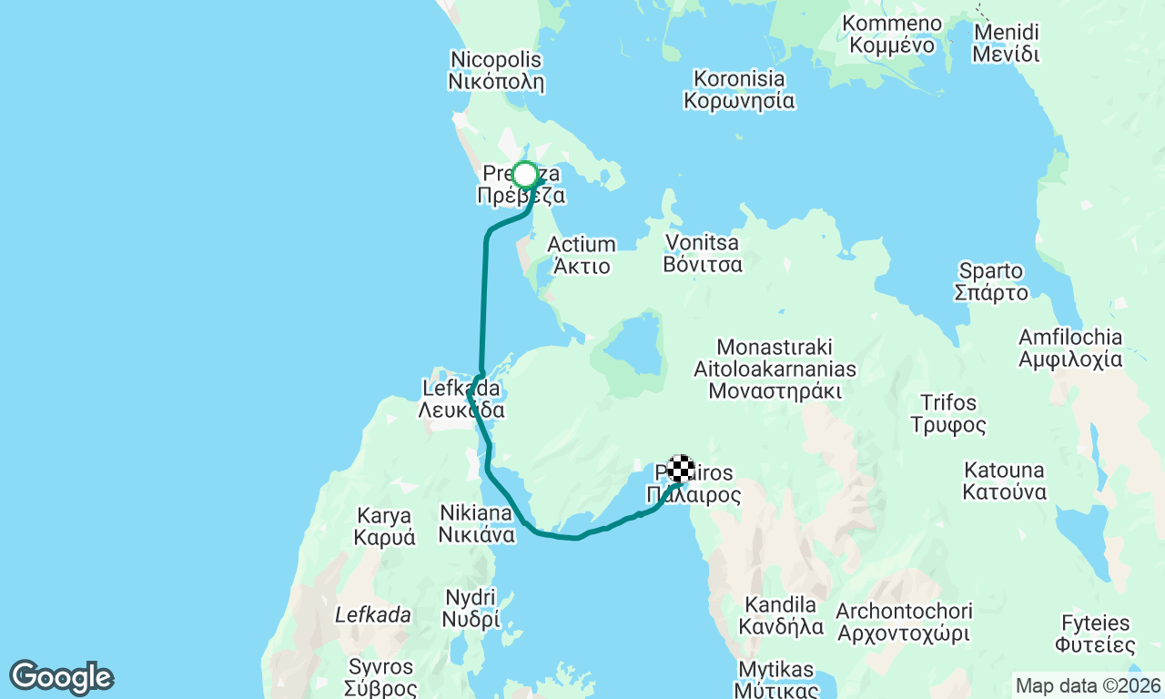 Voyage map