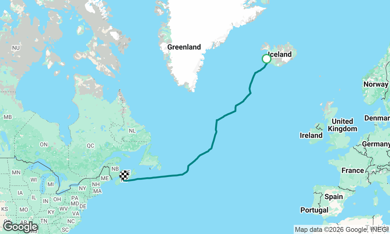 Voyage map