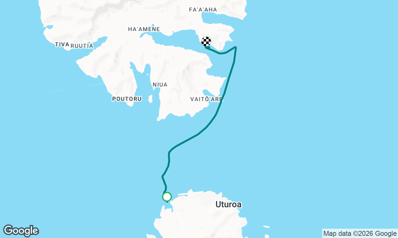 Day 1 Raiatea to Ta’aha
