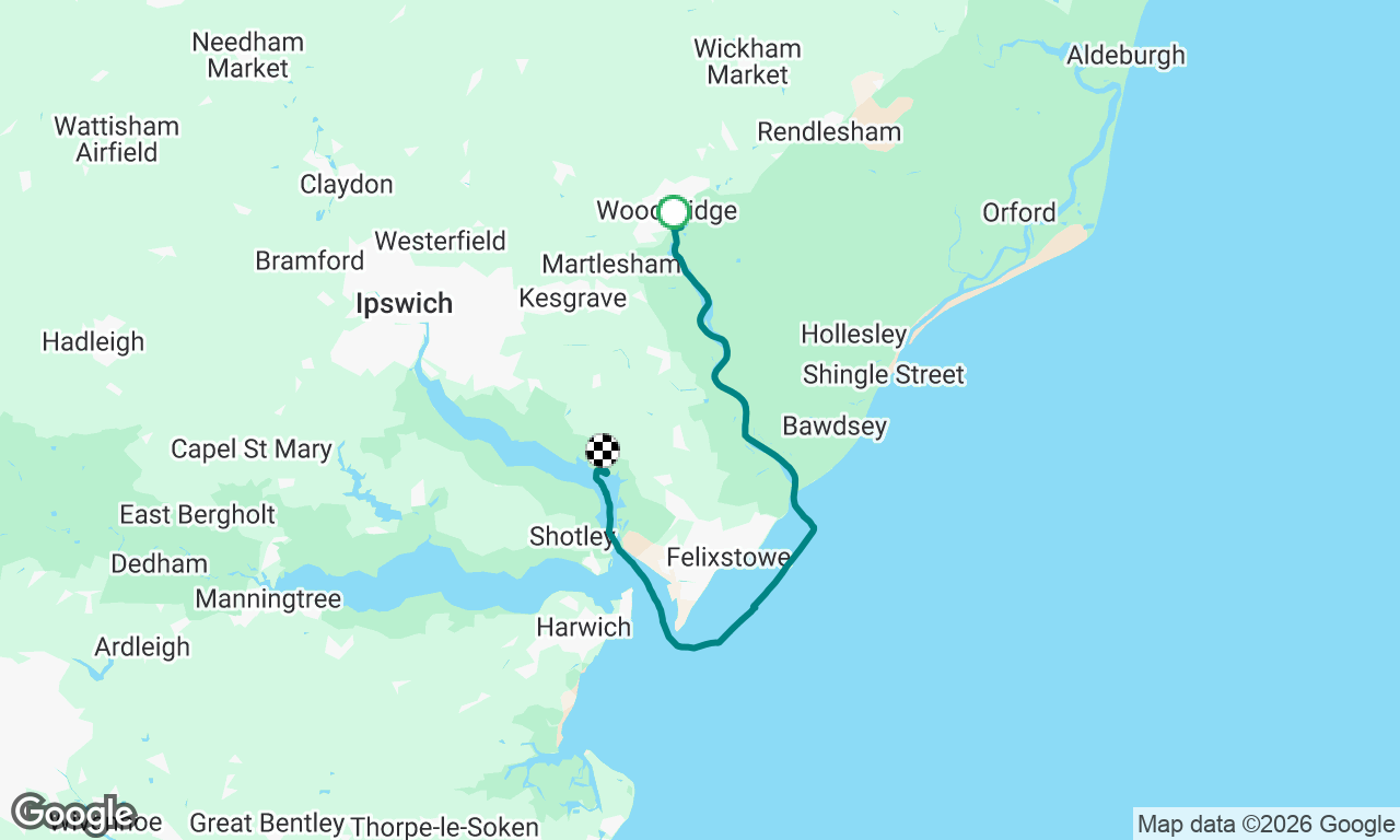 From the Deben back to the Orwell