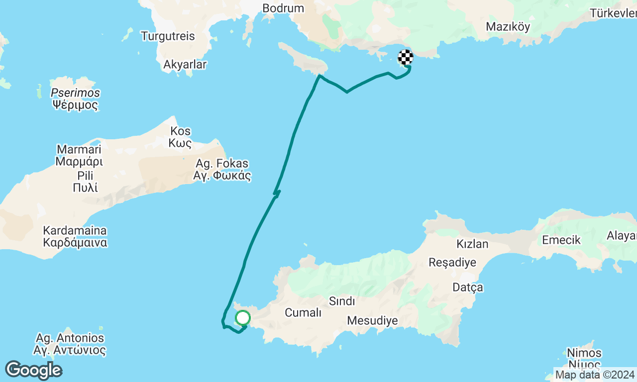 Knidos to Orak Idasi