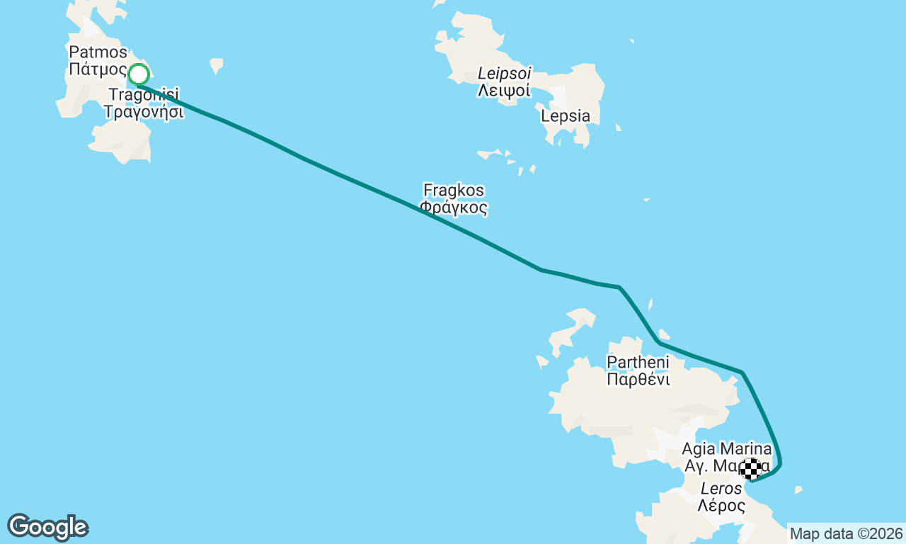 Voyage map