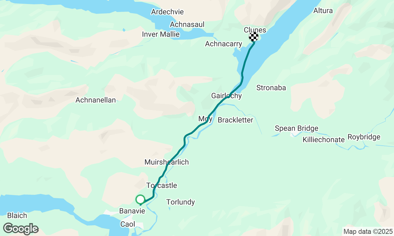 Into loch lochy 