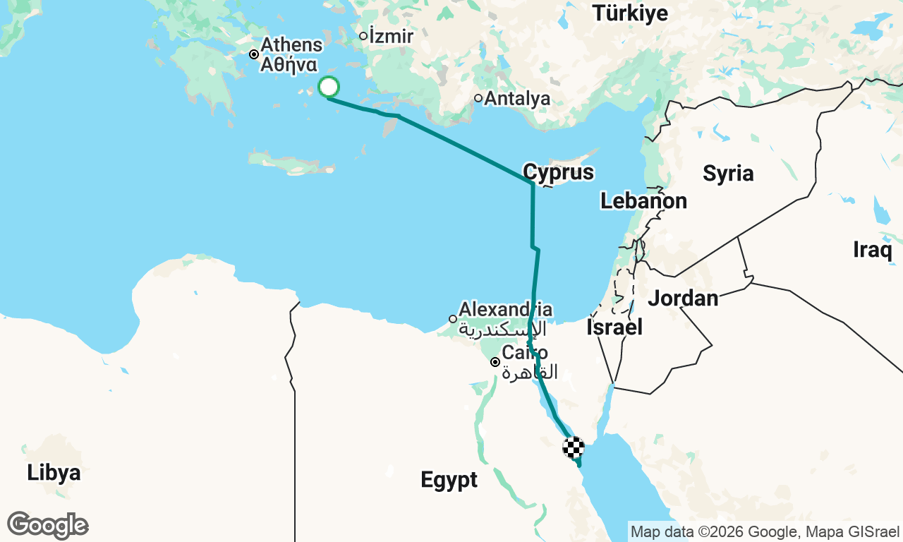 Voyage map