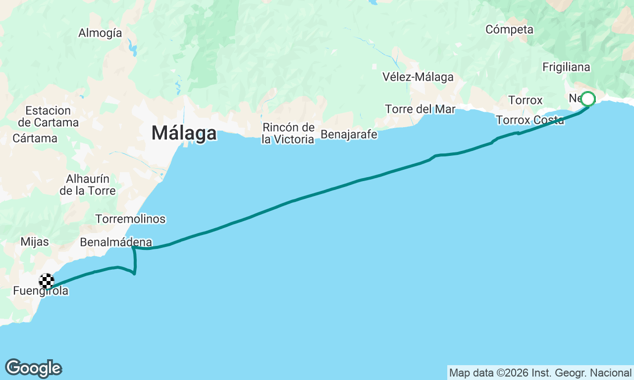 Nerja to Fuengirola 