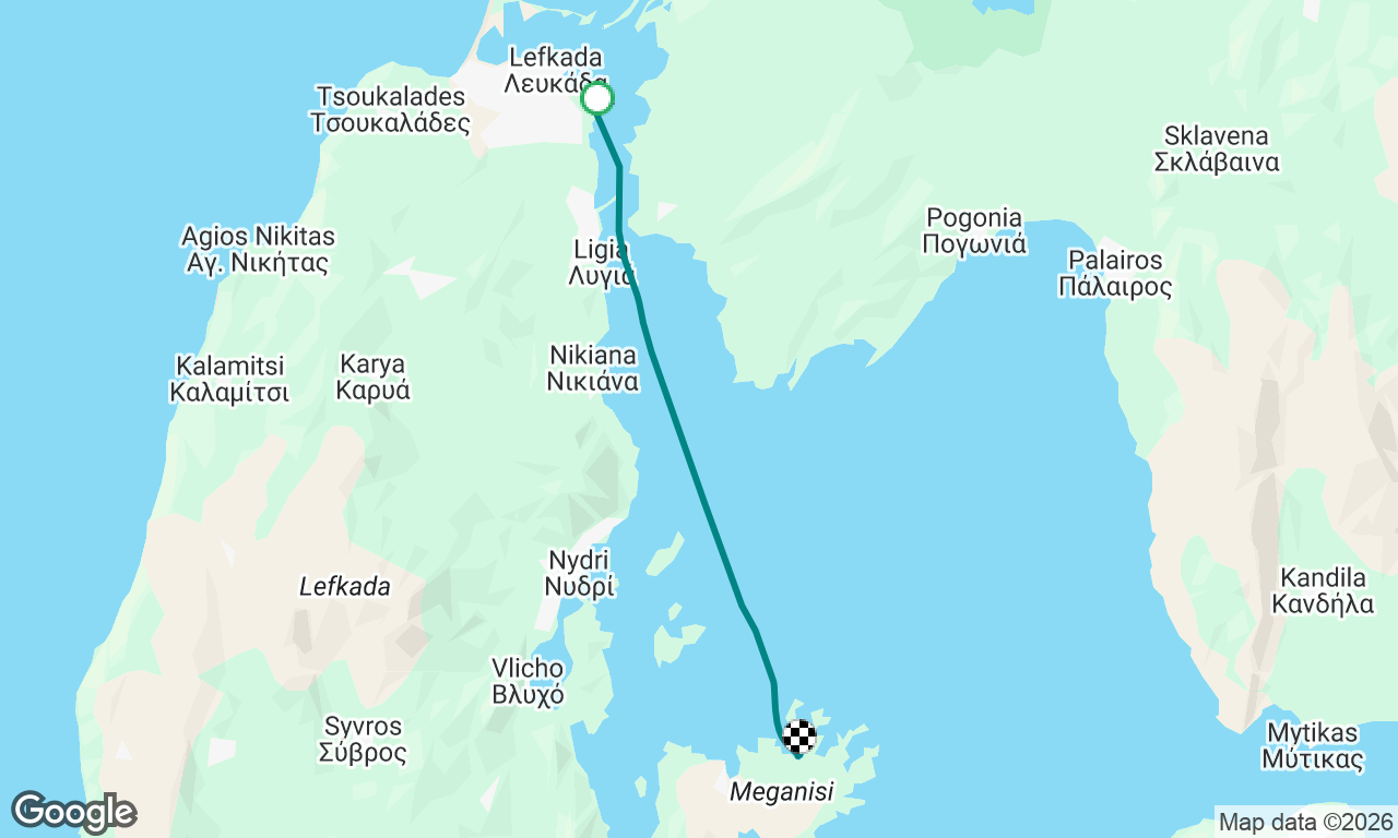 Lefkas to Vathy 