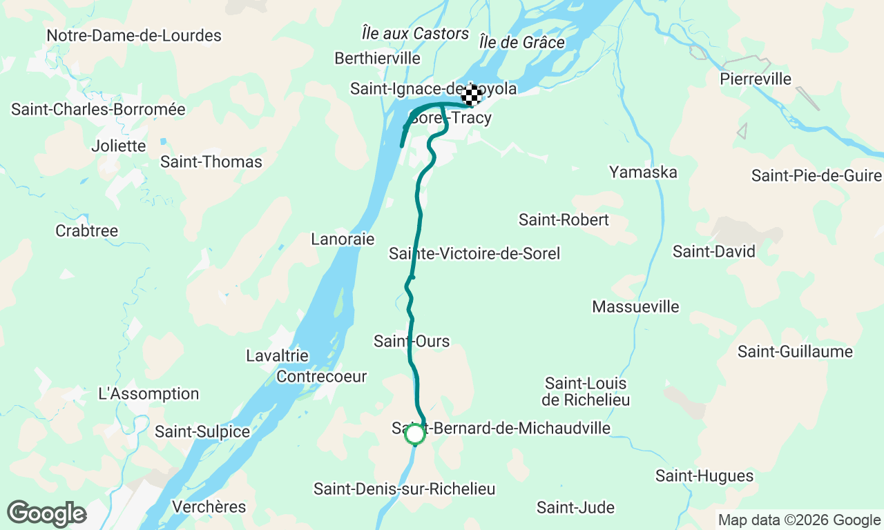 Voyage map
