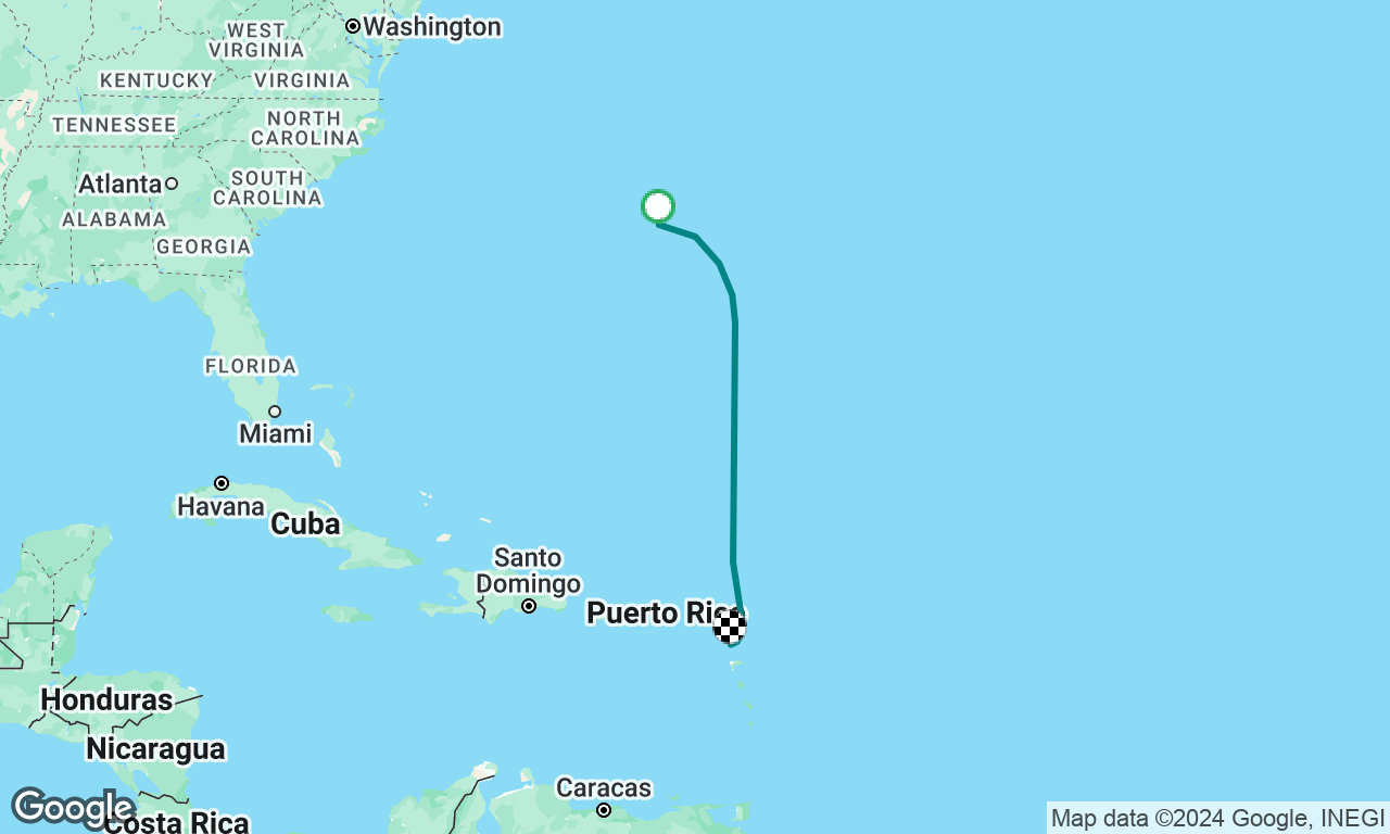 Bermuda to Antigua