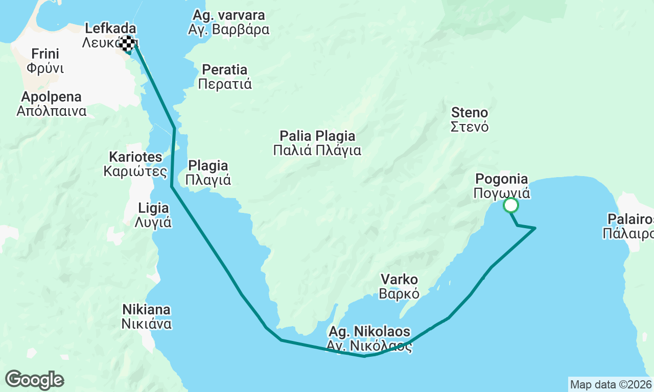 Pogenia to D-Marin Lefkada