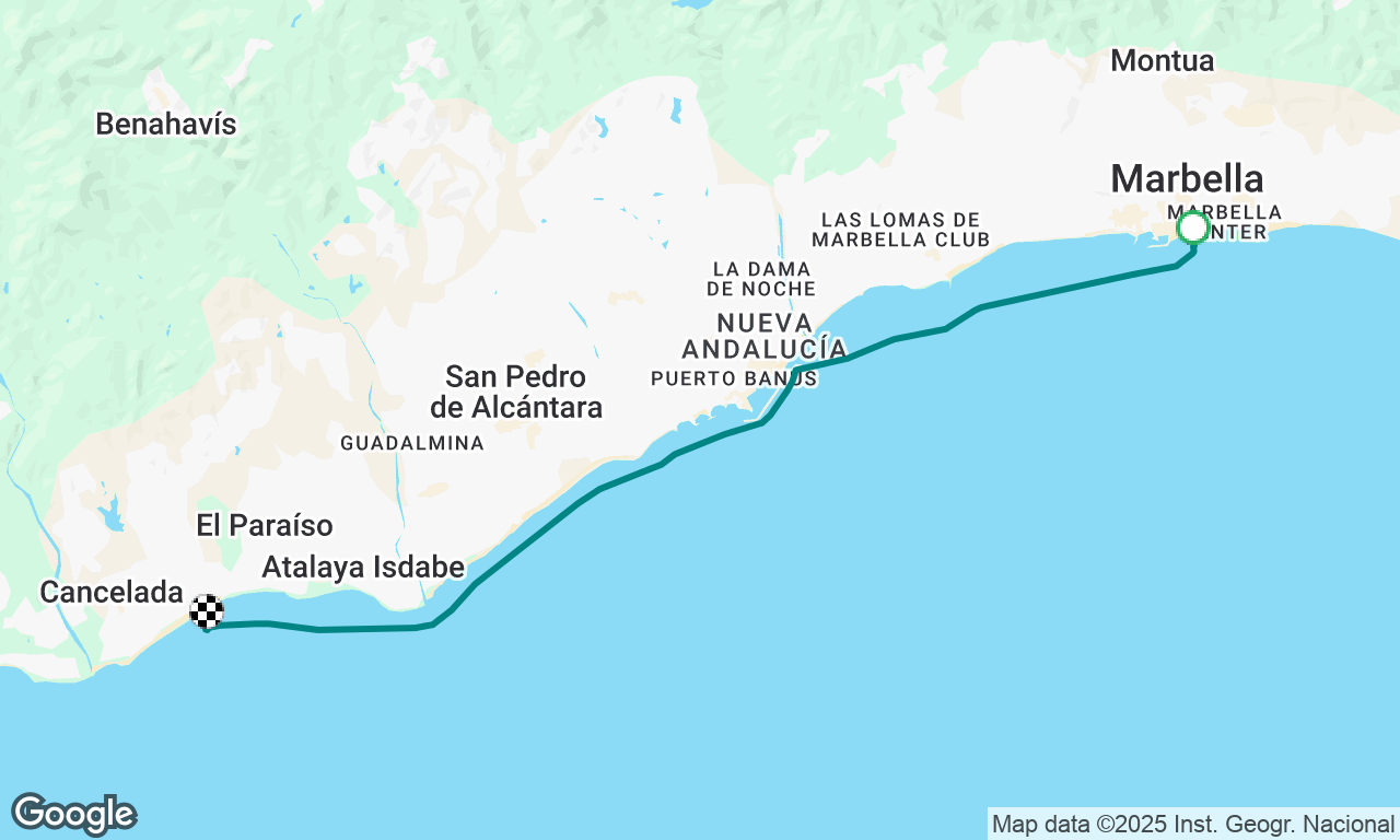 Marbella to Saladillo Benamara