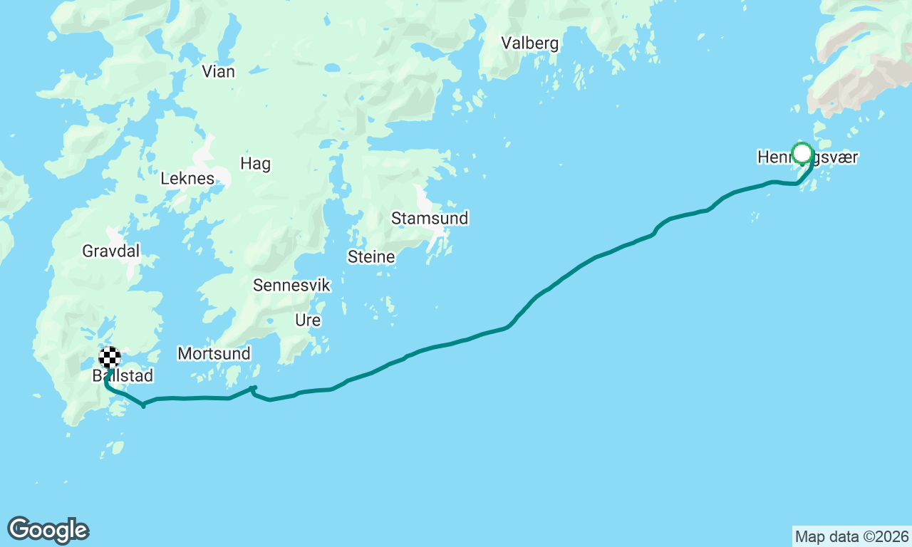 Voyage map