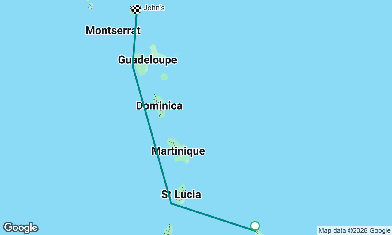 Voyage map