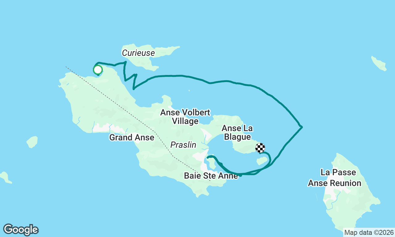 Anse Lazio to Round Island