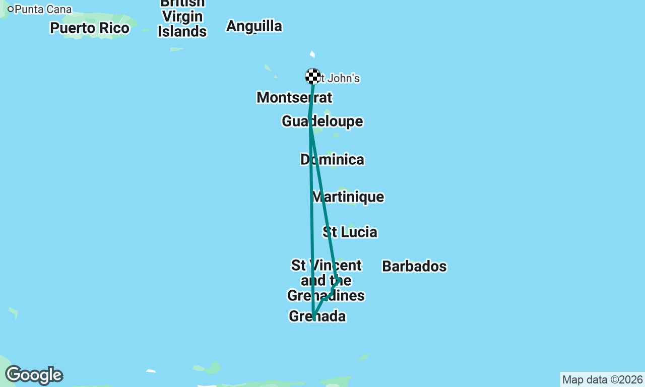 Voyage map