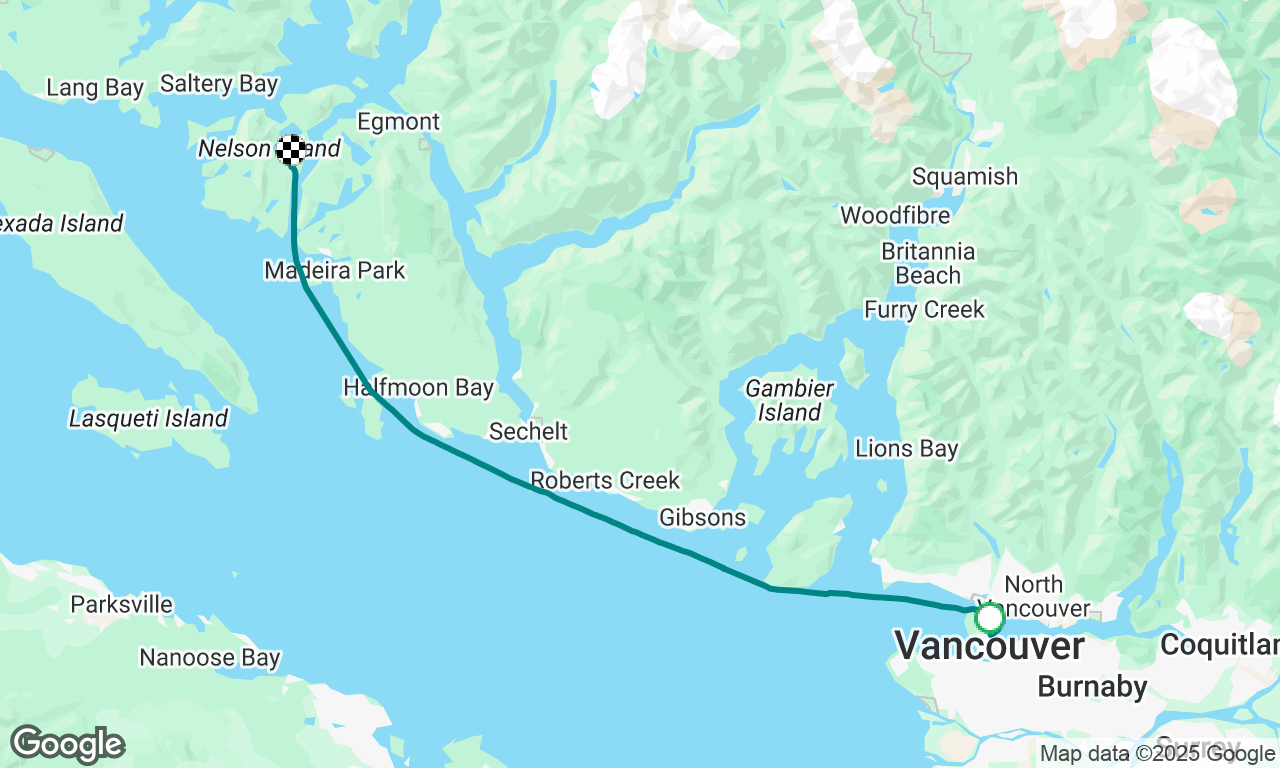 Coal Harbour Vancouver to Green Bay