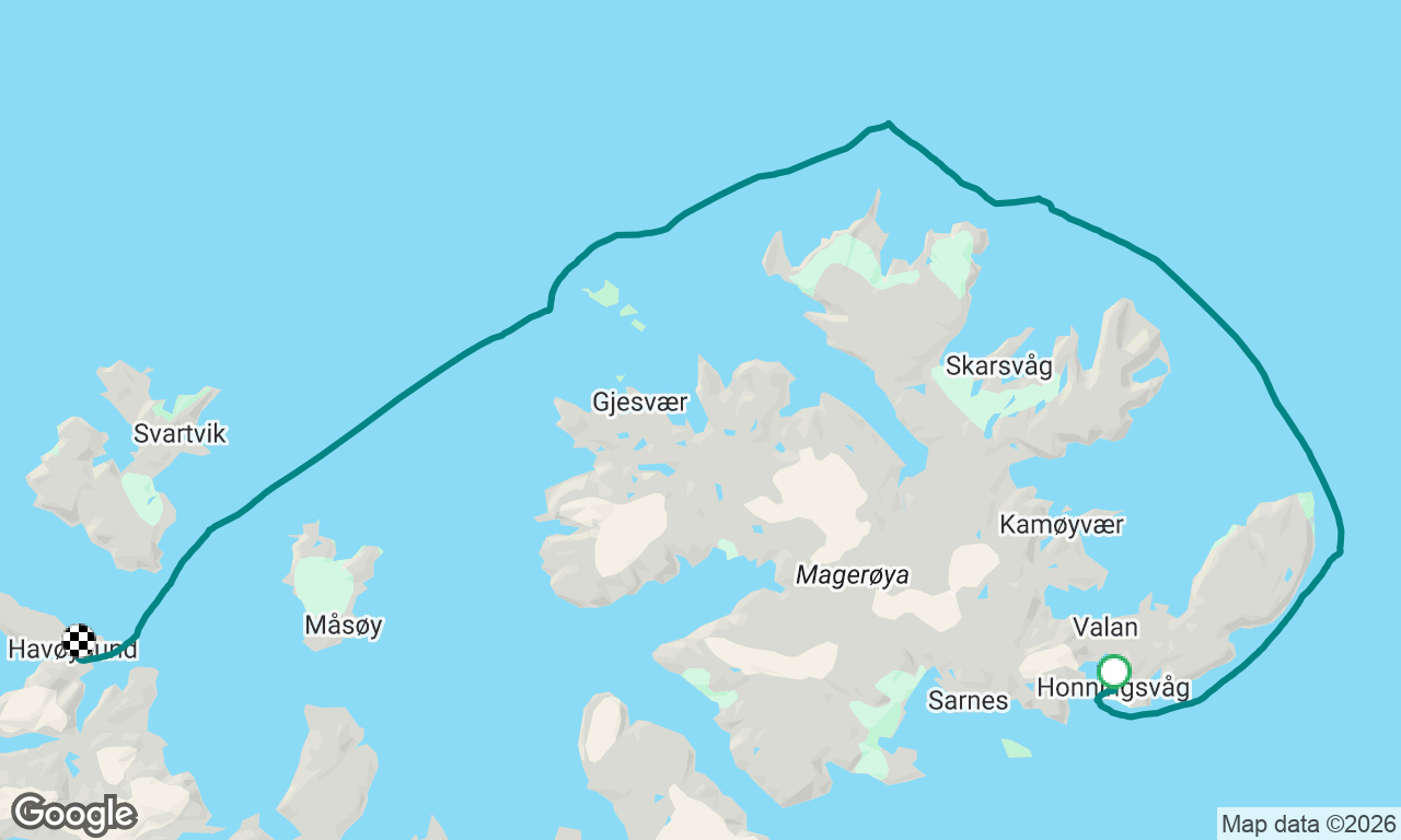 Honnimgsvag -> Nordcap -> Avanuorri