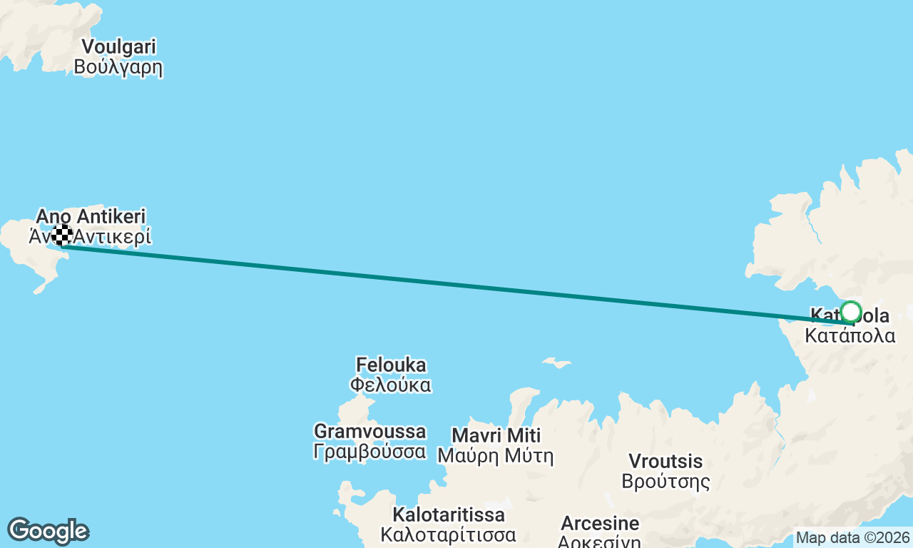 Voyage map