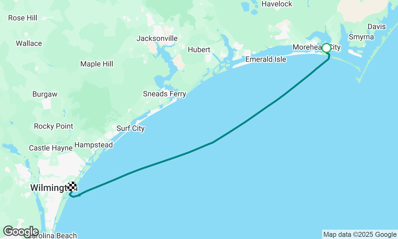 Fort Macon to Wrightsville Beach