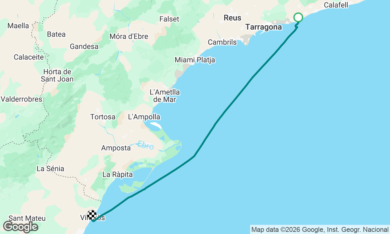 Voyage map