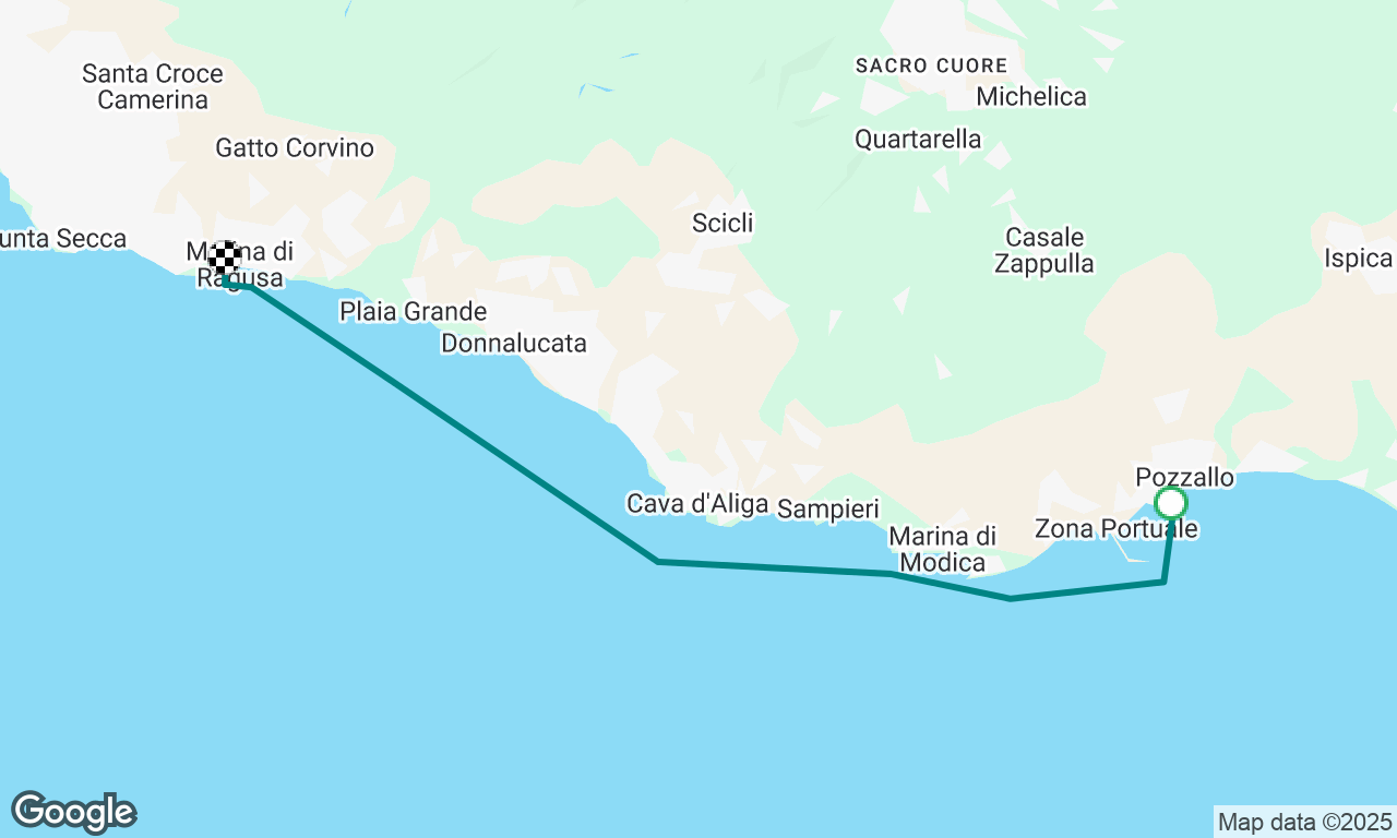 Pozzallo to Marina di Ragusa