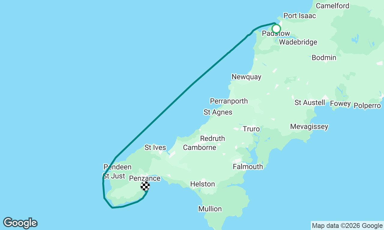 Padstow to Mousehole